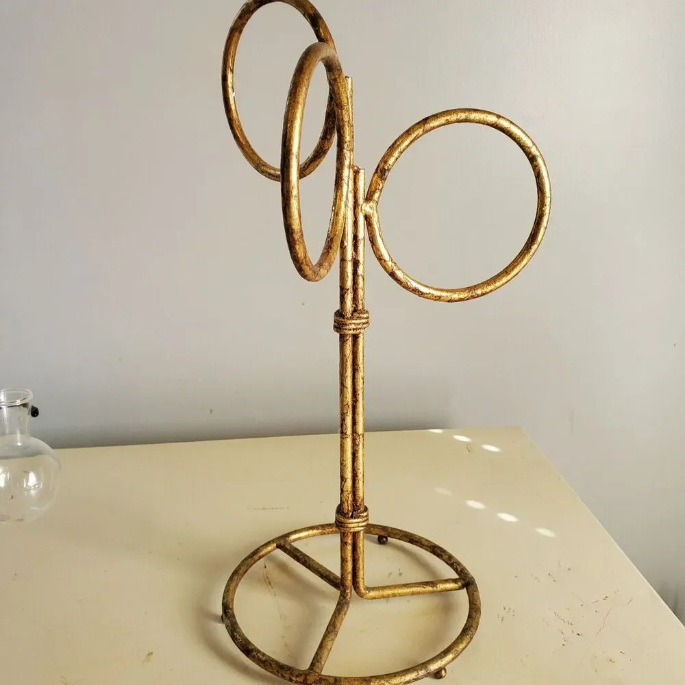Towel Rack Counter Top Gold 16: Tall